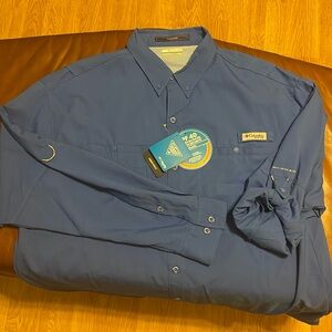 Blue Columbia PFG! XL with tags still on brand new never worn